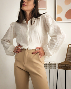 PANTS SASTRERO BEIGE RECTO - tienda online