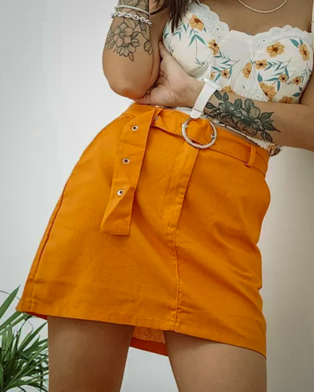 Falda Lino Orange thumbnail 2