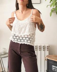 TOP CROCHET WHITE