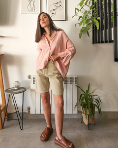CAMISA OVER PINK - tienda online