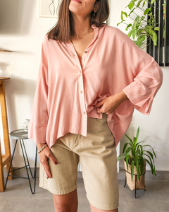 CAMISA OVER PINK - Go Store