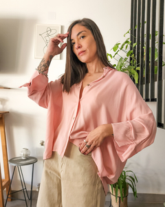 CAMISA OVER PINK - comprar online