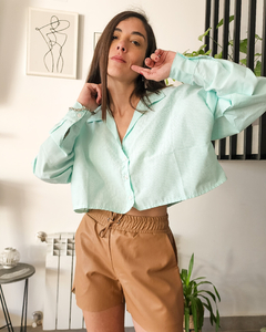 SHORT LEATHER CAMEL en internet