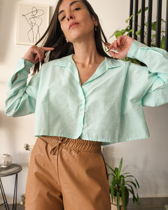 CAMISA CROP RAYAS
