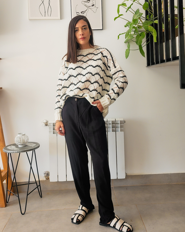 Pants Lino Relax Black thumbnail 2