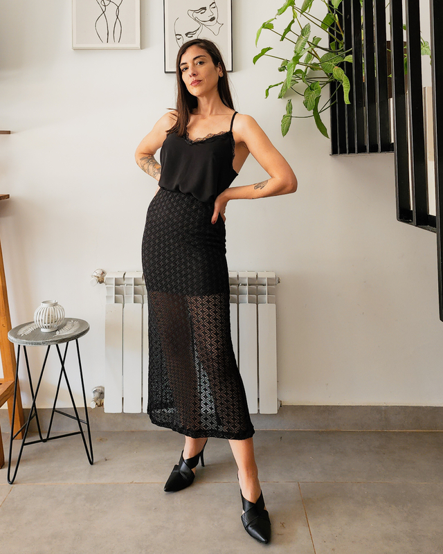 Falda Tejida Black thumbnail 2