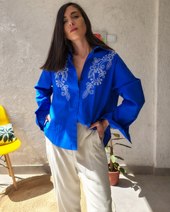Imagen de CAMISA BORDADA BLUE