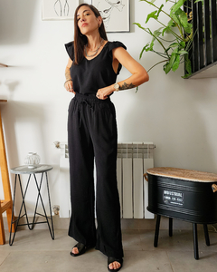 PANTS CREPE BLACK - tienda online