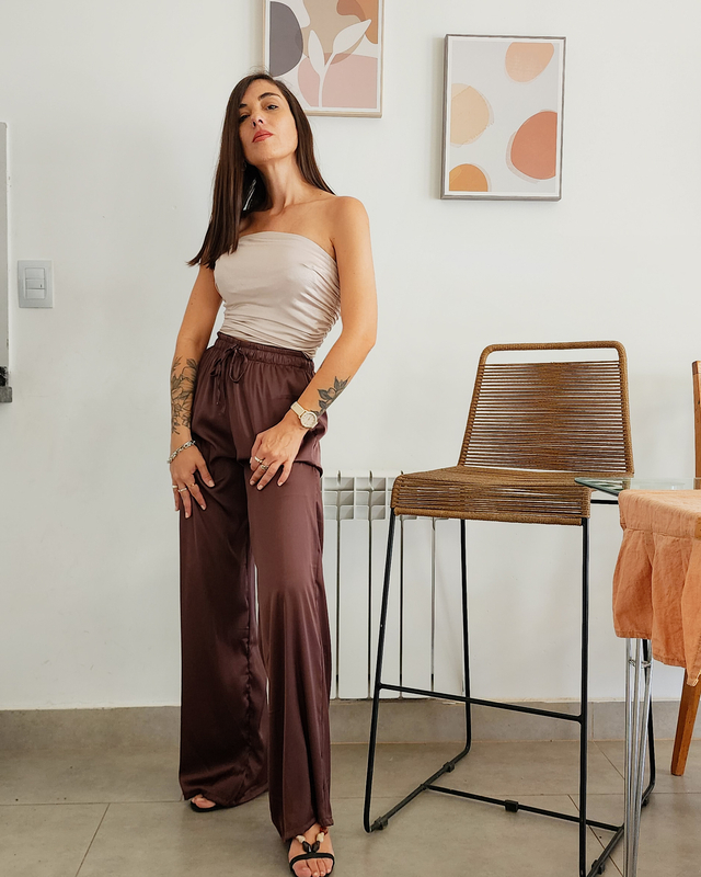 Pants Saten Chocolate thumbnail 2