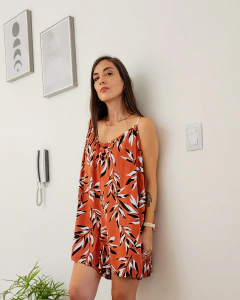 MONOPRENDA ESTAMPADA TERRACOTA - comprar online