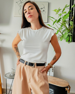 BASICA ALGODÓN CREPE BLANCA - comprar online