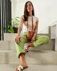 BASICA ALGODON CREPE BEIGE - tienda online
