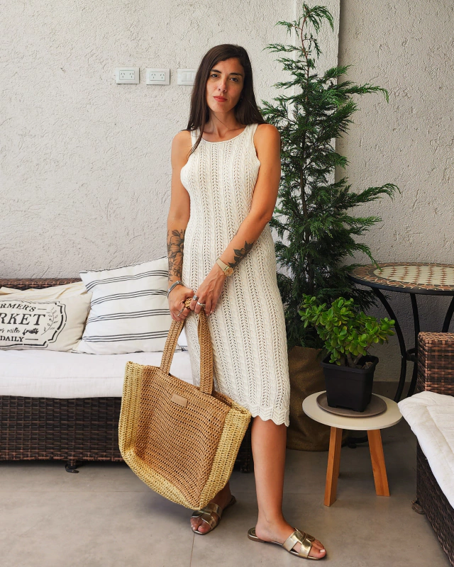 Vestido Tejido Natural thumbnail 2
