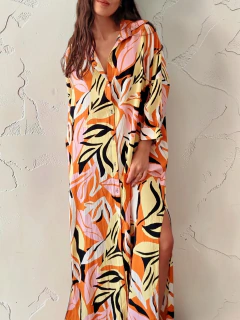 TUNICA CAMISERA ESTAMPADA
