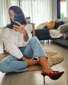 JEAN FLARE CELESTE - tienda online