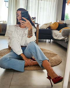 BLUSA VOLADOS Y TUL - tienda online
