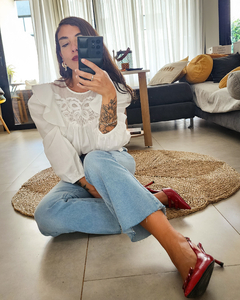 BLUSA VOLADOS Y TUL - comprar online