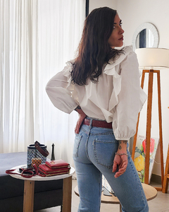 BLUSA VOLADOS Y TUL - Go Store