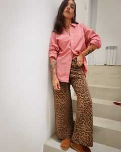 CAMISA RAYADA TERRACOTA - comprar online