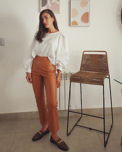 BLUSA MAXI GLOBO WHITE en internet
