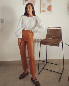 Imagen de BLUSA MAXI GLOBO WHITE