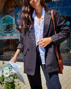 BLAZER RAYAS BLACK en internet