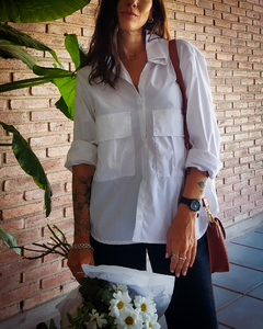 CAMISA DOBLE BOLSILLO WHITE - comprar online