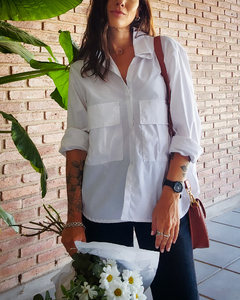 CAMISA DOBLE BOLSILLO WHITE