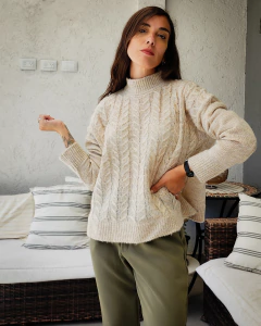 SWETER OCHITOS NATURAL - tienda online