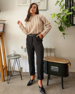 SWETER MULLIDO BEIGE - Go Store