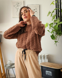 SWETER MULLIDO CHOCOLATE