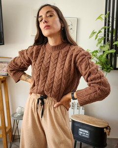 SWETER MULLIDO CHOCOLATE - tienda online