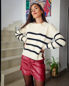 SWETER RAYAS NATURAL - comprar online