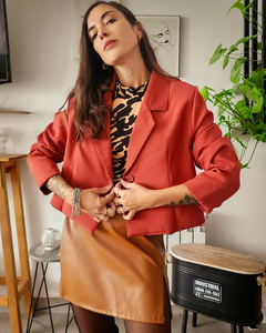 BLAZER CROP BORDEAUX en internet