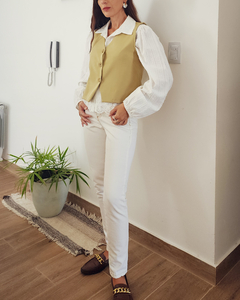 CHALECO CORTO BEIGE