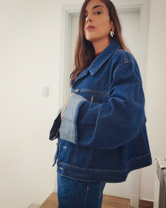 JACKET DENIM DARK BLUE - comprar online