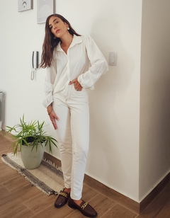 JEAN MOM OFF WHITE - tienda online