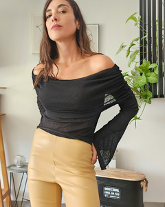 TOP HOMBROS DESCUBIERTOS TUL - tienda online