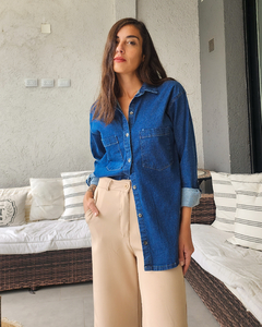 CAMISA DENIM OSCURA - tienda online
