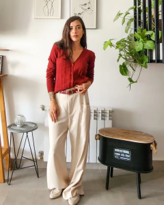 PANTS SASTRERO BEIGE en internet