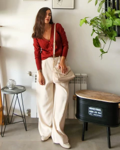 PANTS SASTRERO BEIGE - tienda online