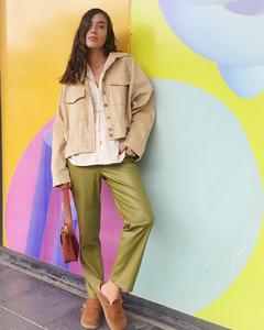 JACKET OVER BEIGE