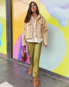 JACKET OVER BEIGE