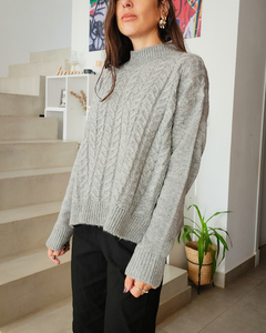 SWETER OCHITOS GRIS - tienda online