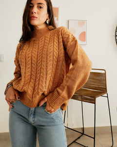 SWETER OCHITOS CAMEL - comprar online