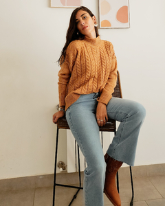 SWETER OCHITOS CAMEL - comprar online