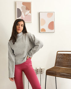 BUZO CROP GRIS en internet