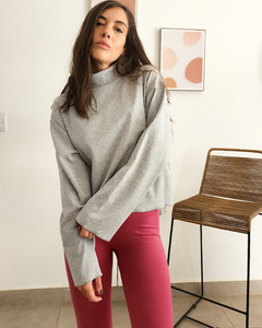 Imagen de BUZO CROP GRIS