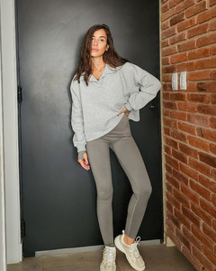 SET DEPORTIVO SEAMLESS GRIS TOPO - tienda online