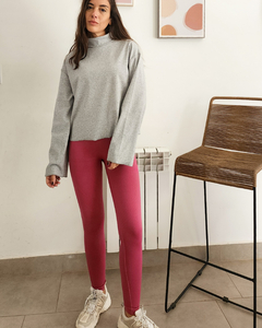 BUZO CROP GRIS - comprar online